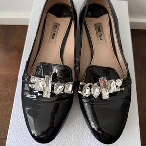 Pre-owned Miu Miu Ballet flats Size 37